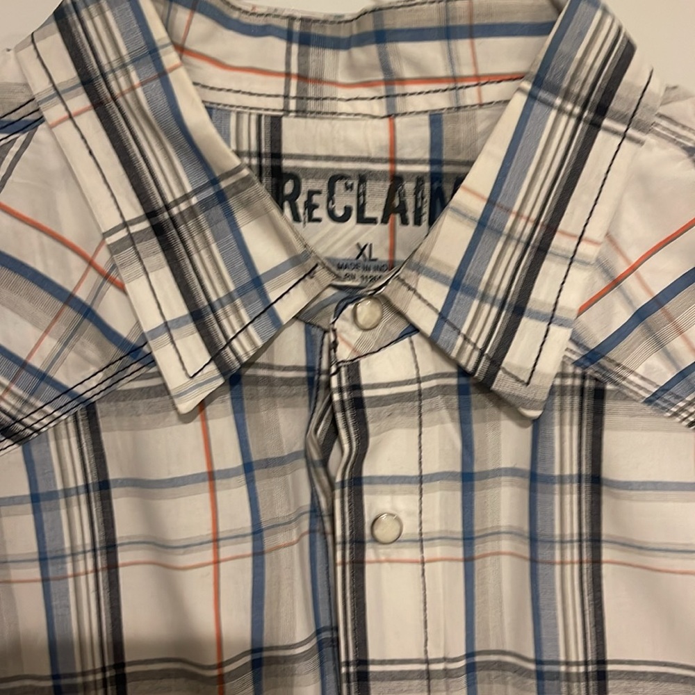 Men’s Western Shirt- ReCLAIM - XL - Cowboy Pearl Snap Shirt. Vintage Shi… - Picture 2 of 6